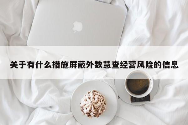 关于有什么措施屏蔽外数慧查经营风险的信息