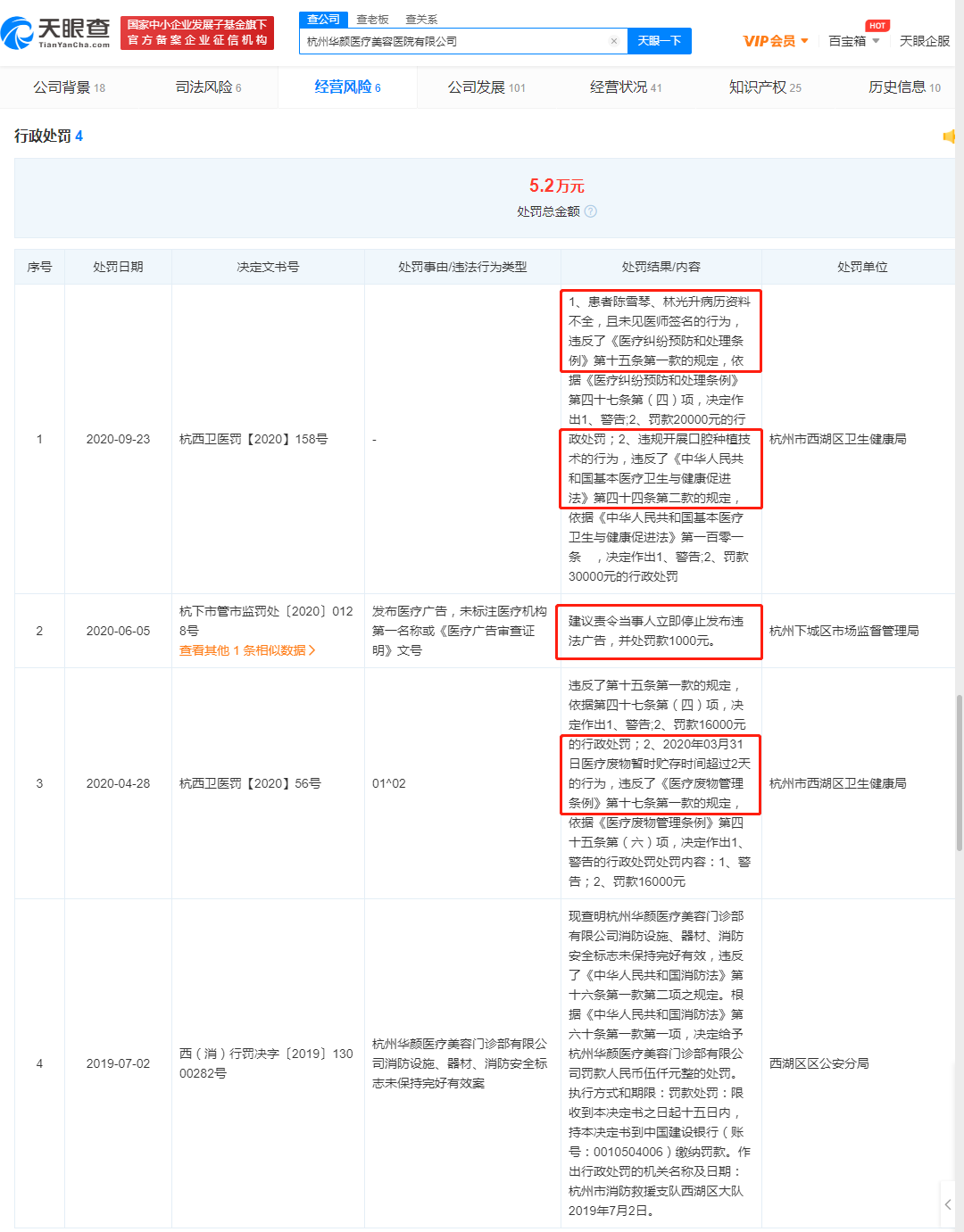 包含如何合法的屏蔽天眼查历史行政处罚的词条
